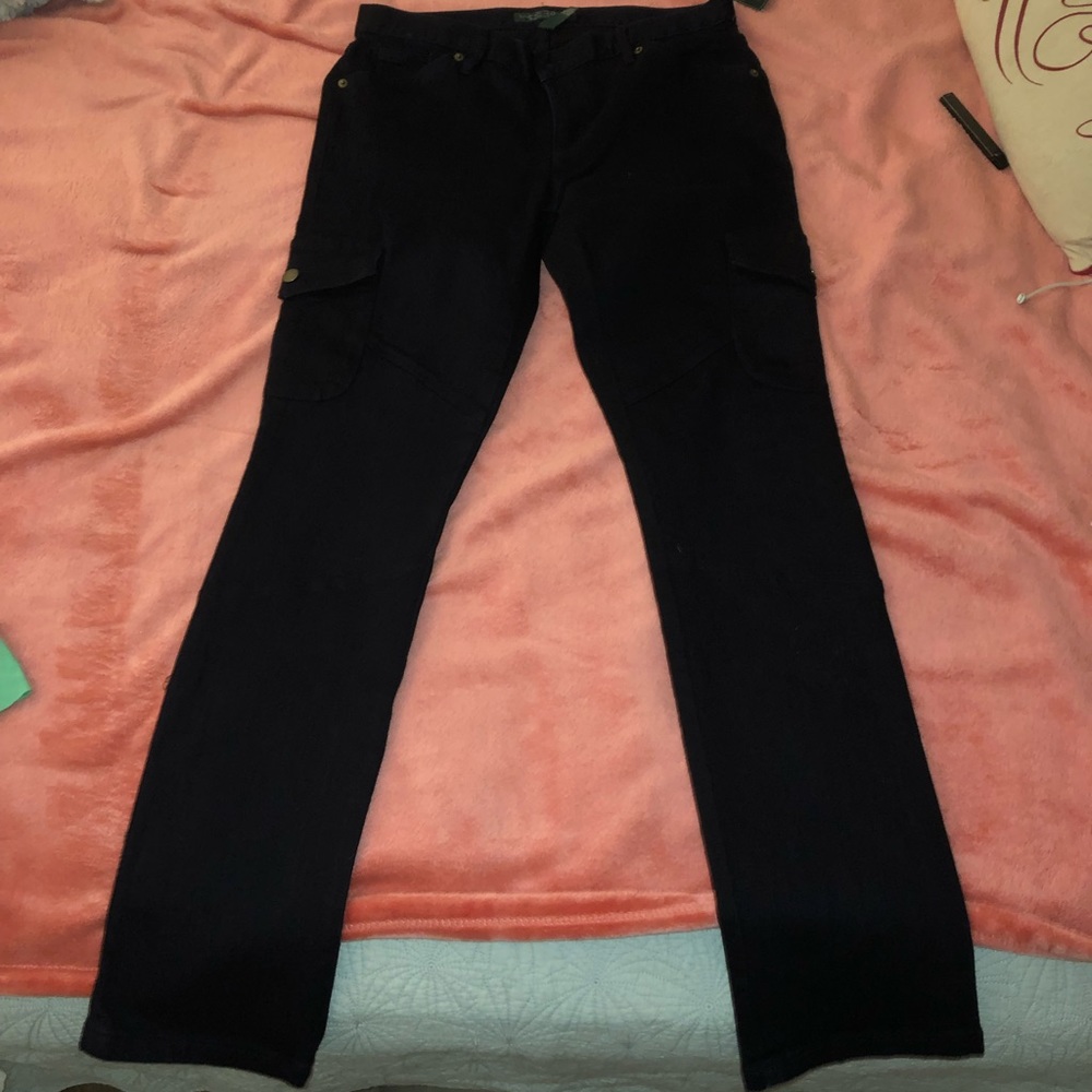 dark denim jeans w side pockets! Ralph Lauren Co.